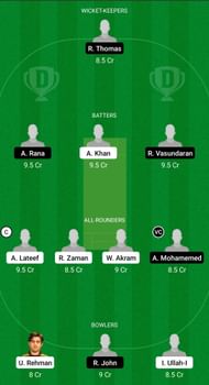 KZLS vs MCS Dream11 Prediction - Sharjah Ramadan T10 League